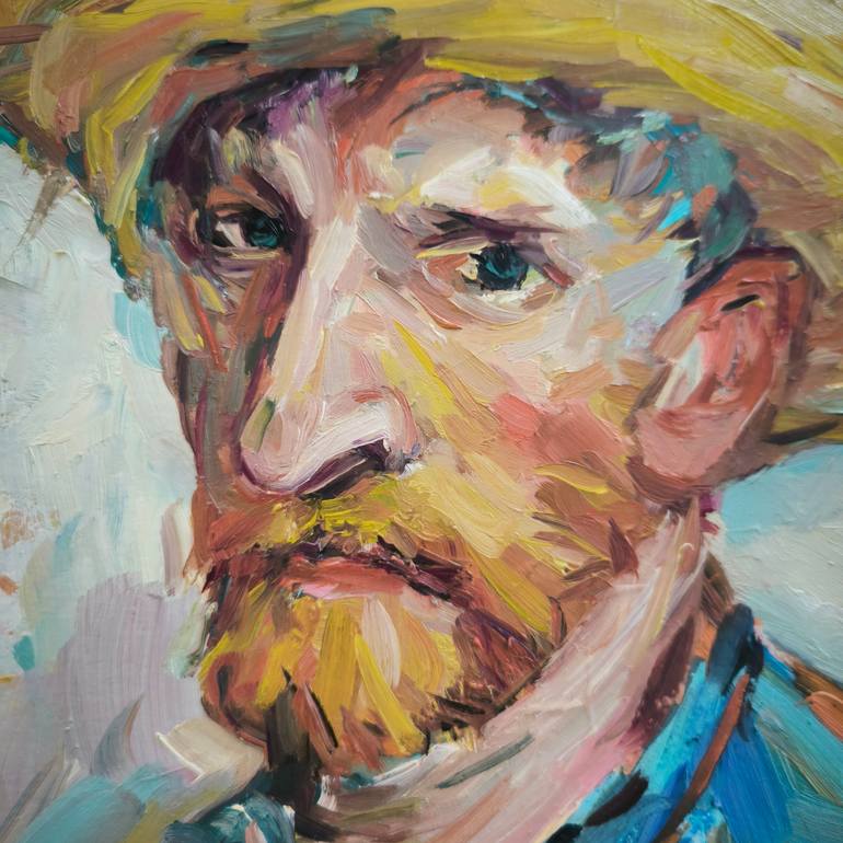 Original Expressionism People Painting by Julia Ruf