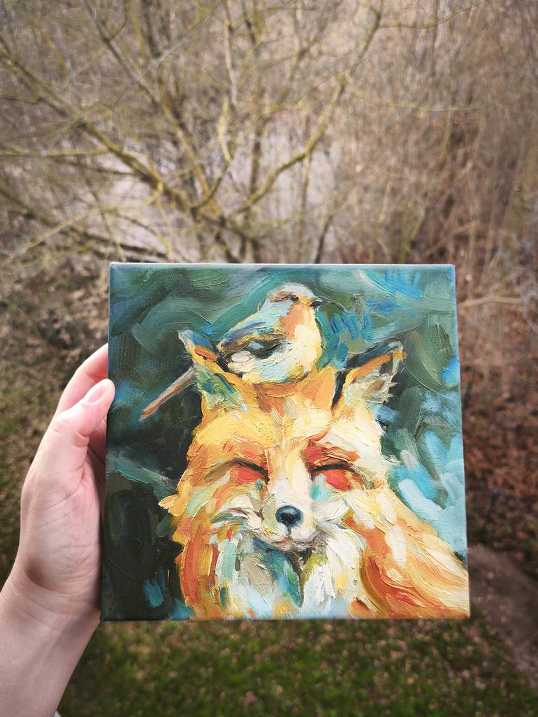 Original Modernism Animal Painting by Julia Ruf