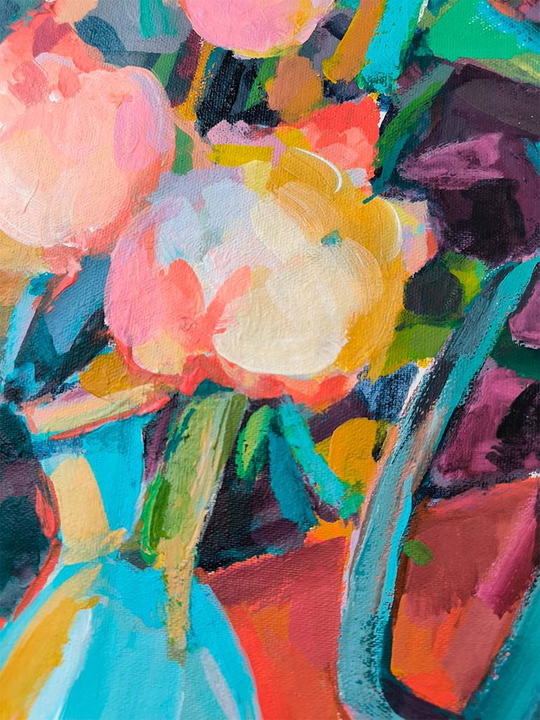 Original Expressionism Still Life Painting by Julia Ruf