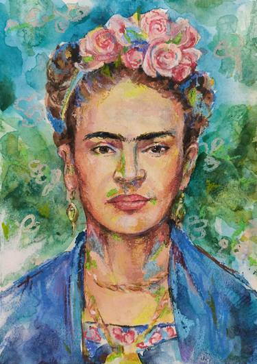 Original Expressionism People Painting by Julia Ruf
