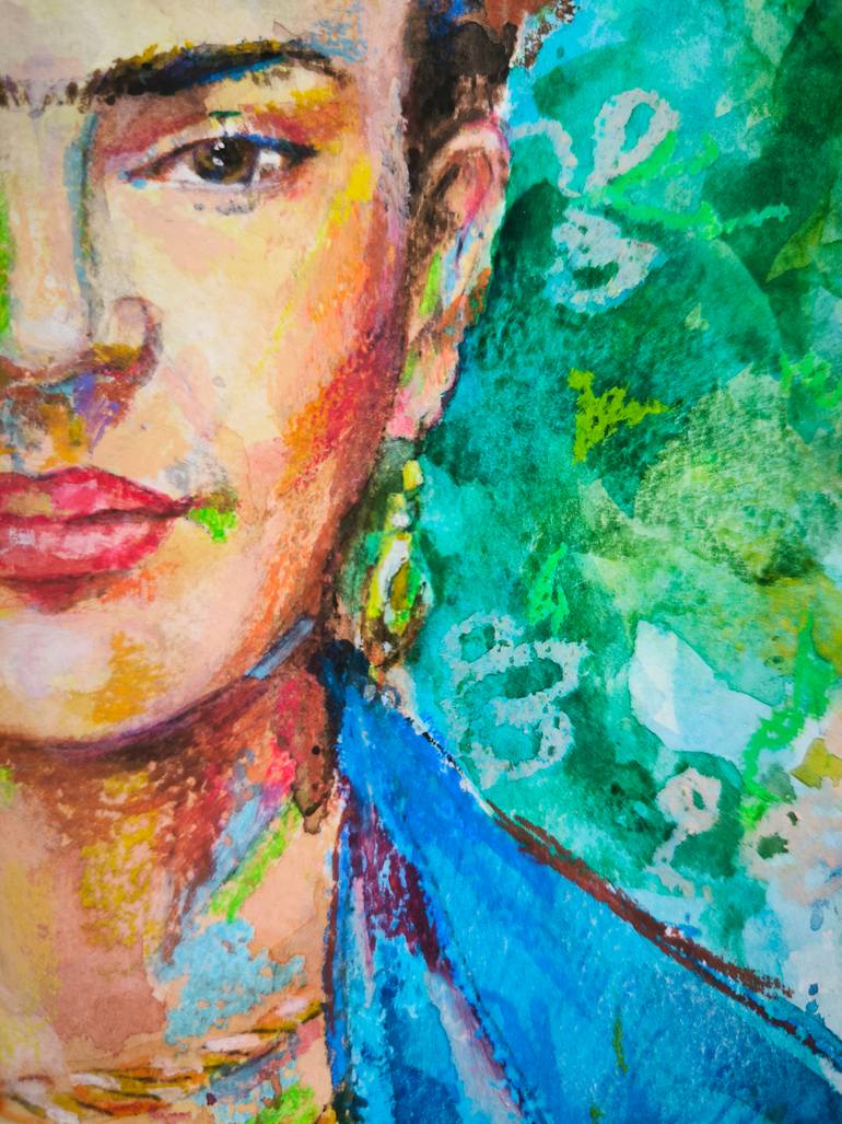 Original Expressionism People Painting by Julia Ruf