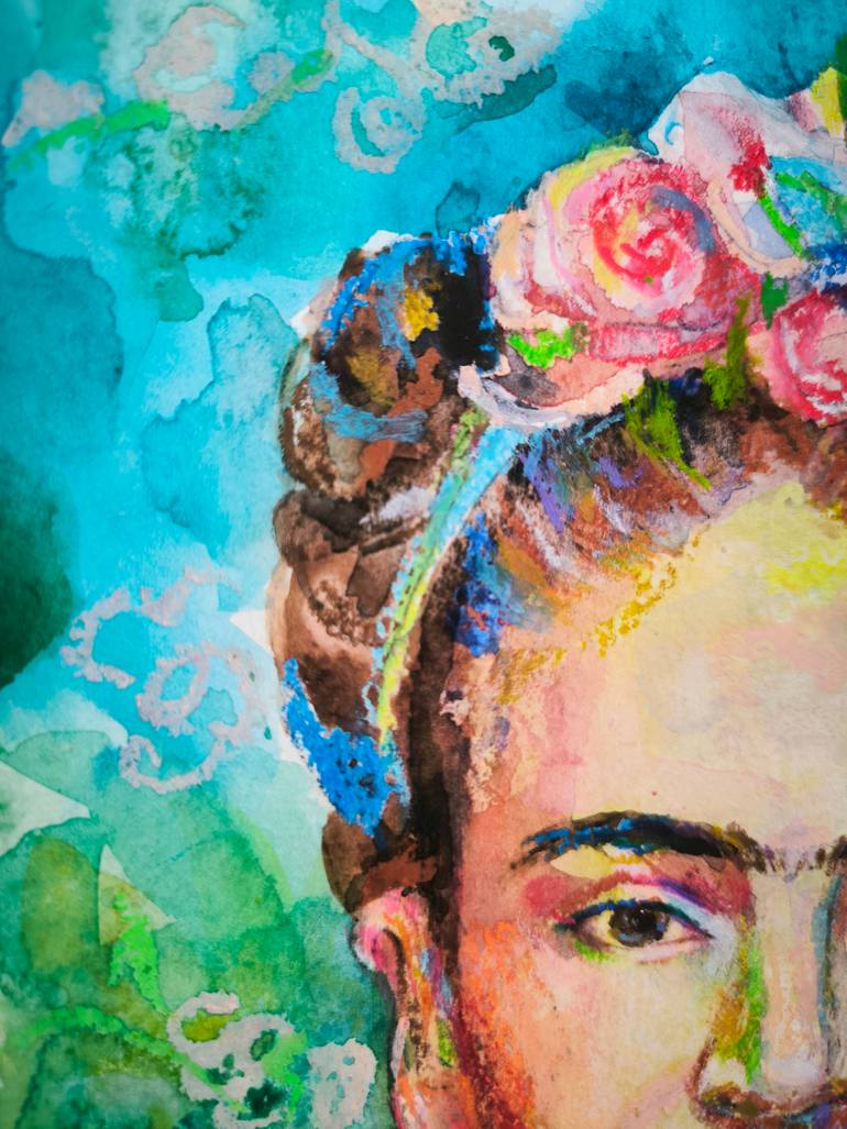 Original Expressionism People Painting by Julia Ruf