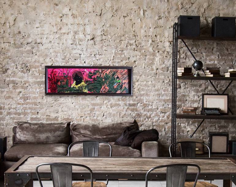 Original Surrealism Pop Culture/Celebrity Collage by Todd Monaghan