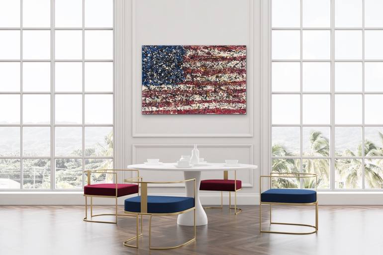 Original Expressionism Politics Painting by Todd Monaghan