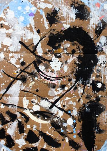 Original Abstract Expressionism People Paintings by Todd Monaghan
