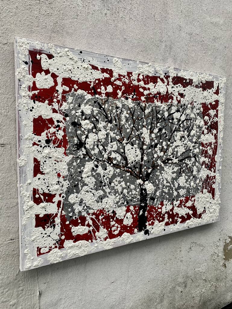 Original Conceptual Tree Painting by Todd Monaghan