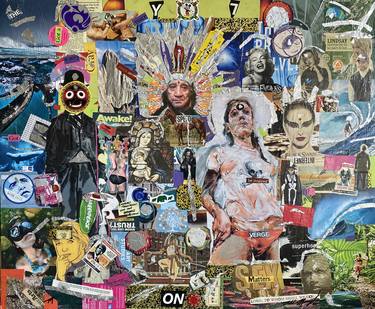 Original Popular culture Collage by Todd Monaghan