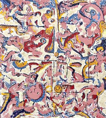 Original Abstract Expressionism Fantasy Paintings by Todd Monaghan