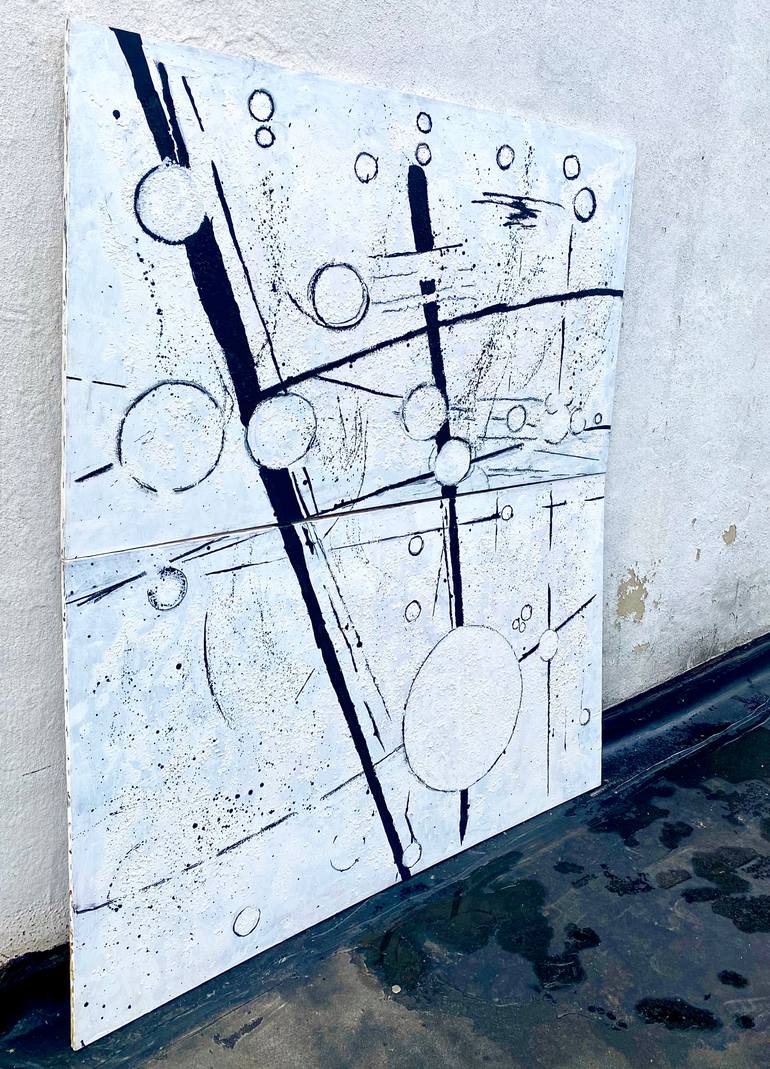 Original Abstract Expressionism Abstract Painting by Todd Monaghan