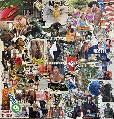 Original Conceptual People Collage by Todd Monaghan