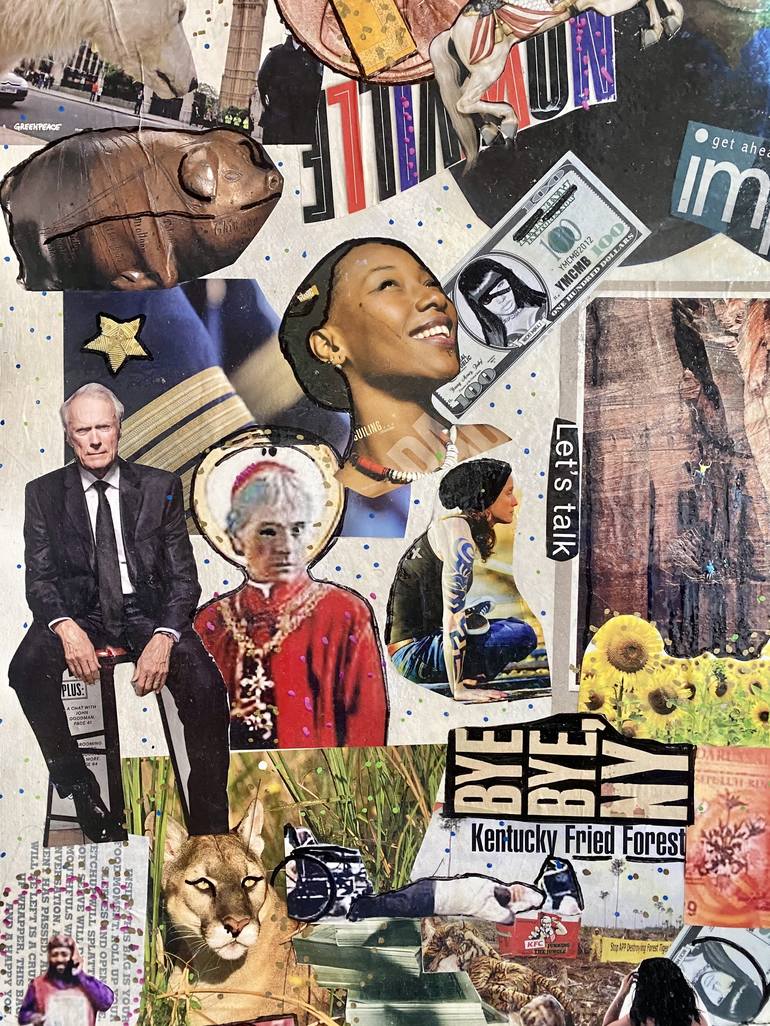 Original Conceptual People Collage by Todd Monaghan