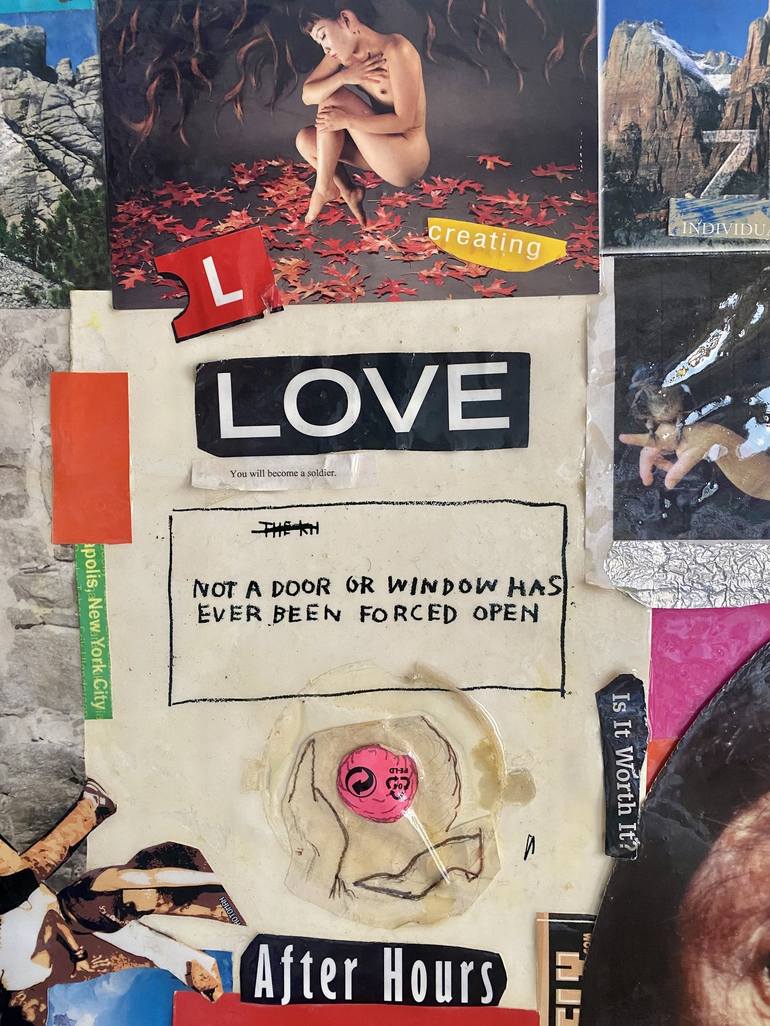 Original Conceptual Love Collage by Todd Monaghan