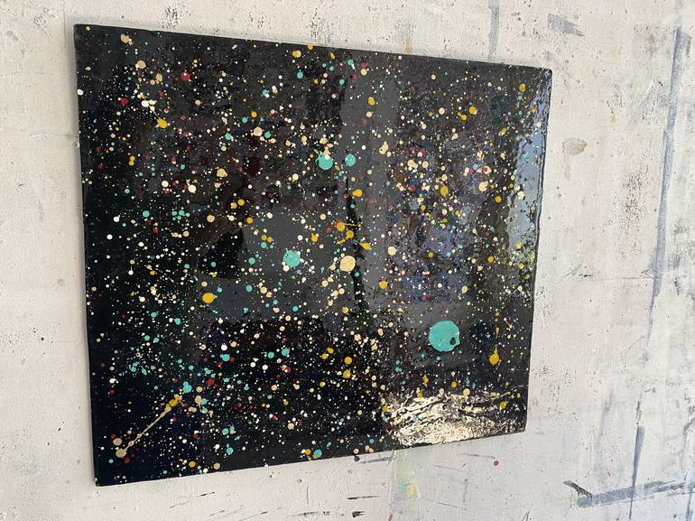 Original Conceptual Outer Space Painting by Todd Monaghan