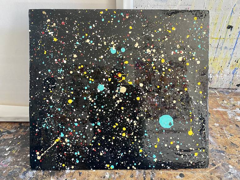 Original Conceptual Outer Space Painting by Todd Monaghan