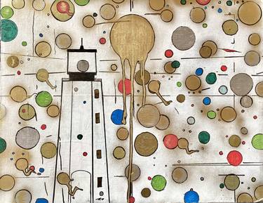 Original Conceptual Beach Paintings by Todd Monaghan