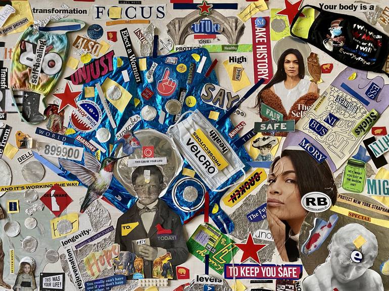 Original Conceptual People Collage by Todd Monaghan