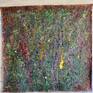 Unstretched hanging on Artist wet wall.