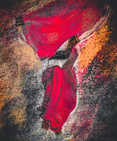 Original Contemporary Abstract Digital by Srjana Art
