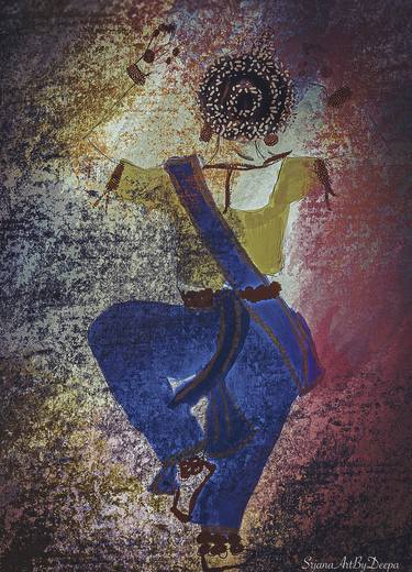 Original Contemporary Abstract Digital by Srjana Art