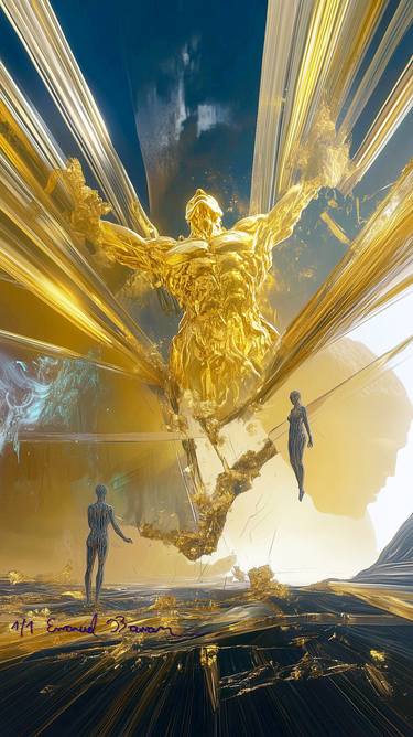 Original Abstract Expressionism Fantasy Digital by Emanuel Baumann