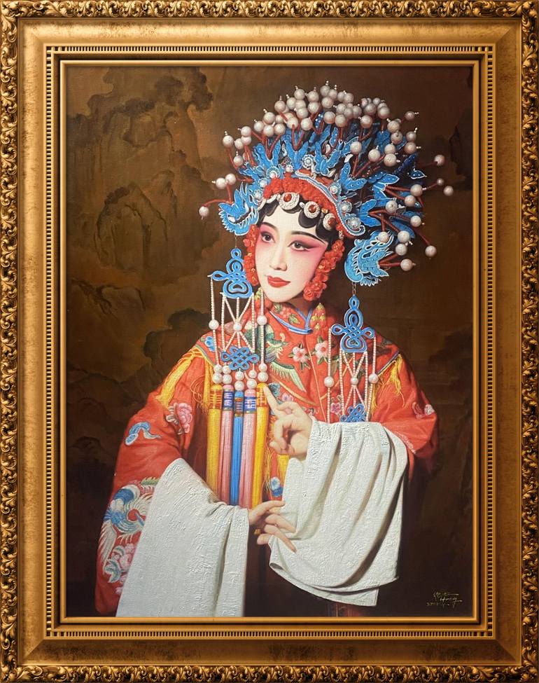 Original Classicism Women Painting by 郭 夏冰