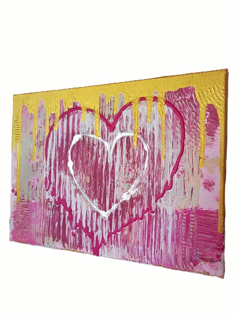 Original Abstract Expressionism Abstract Painting by Katarzyna Goncik