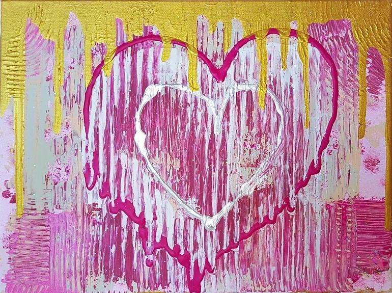 Original Abstract Expressionism Abstract Painting by Katarzyna Goncik