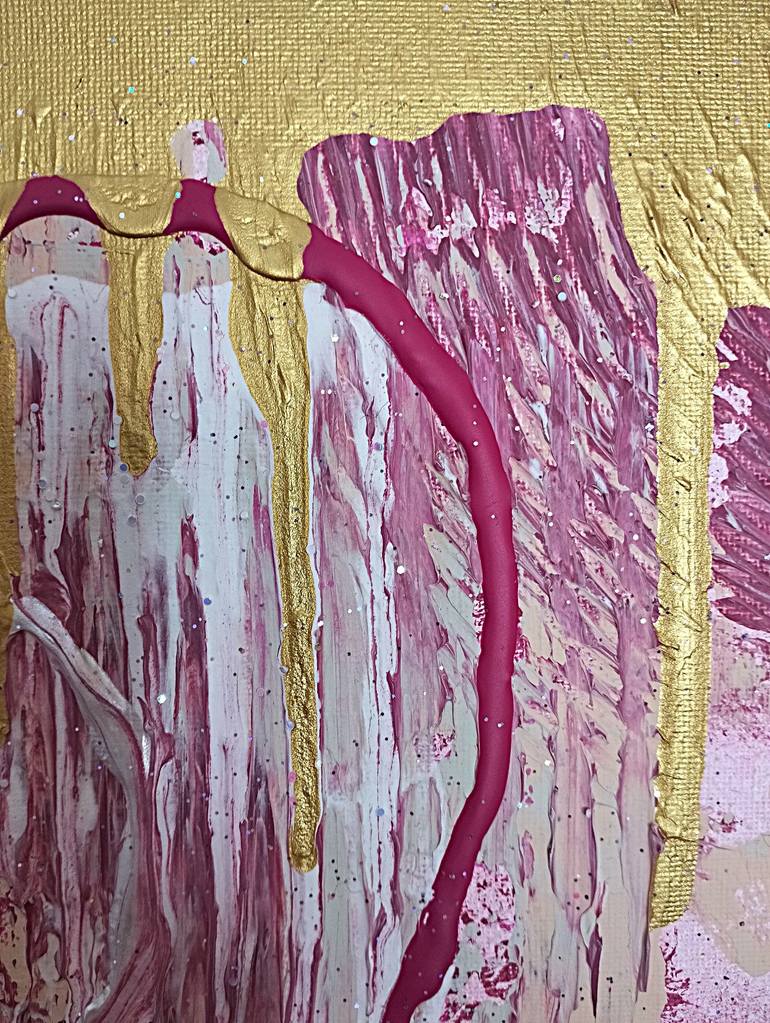 Original Abstract Expressionism Abstract Painting by Katarzyna Goncik