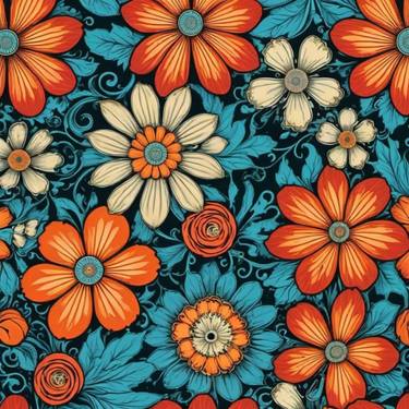 Original Digital Art Floral Digital by Katarzyna Goncik