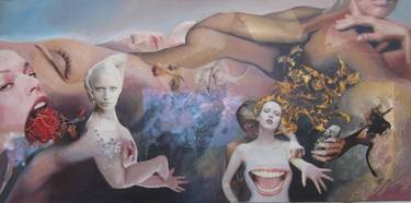 Original Surrealism Fantasy Collage by Filippo Francocci