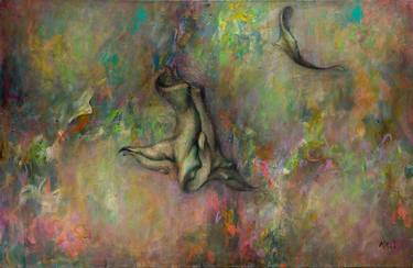 Original Abstract Erotic Paintings by Miroslav Angelov