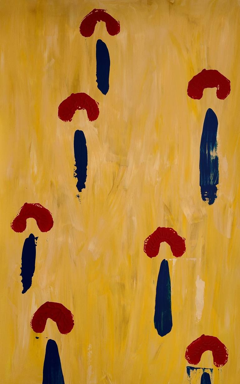 Original Abstract Paintings by Thousand Grams Of Gold Paintings