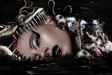 Original Conceptual Women Photography by Santiago Alvarez Jiménez