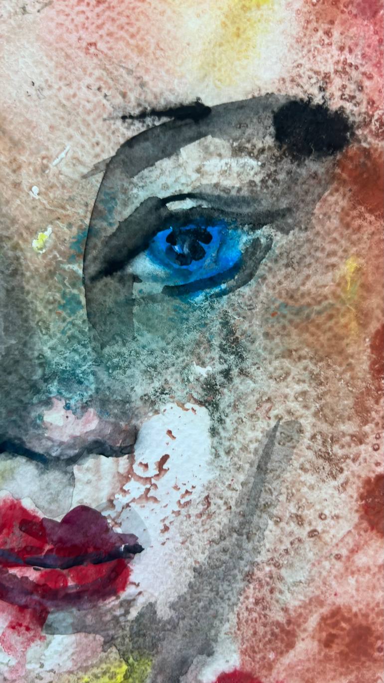 Original Abstract Women Painting by Katerina Anchugova