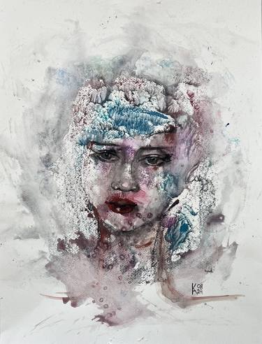 Original Abstract Women Paintings by Katerina Anchugova