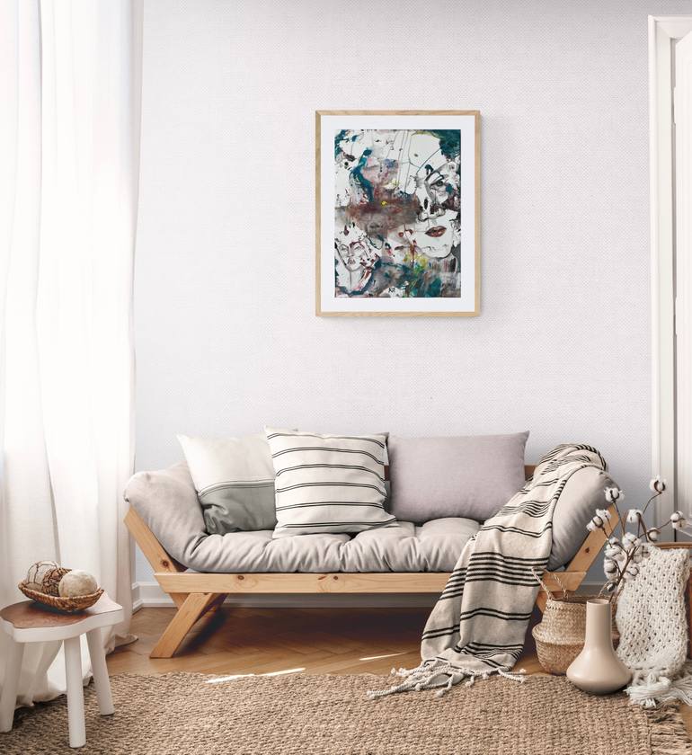 Original Abstract People Painting by Katerina Anchugova
