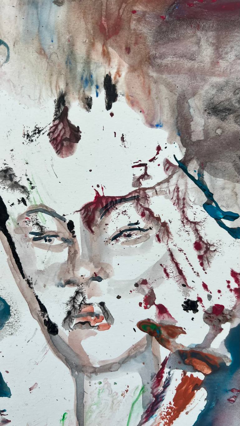 Original Abstract People Painting by Katerina Anchugova