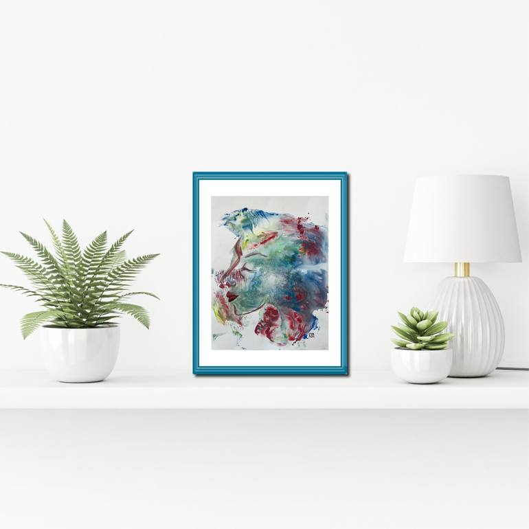 Original Abstract Women Painting by Katerina Anchugova