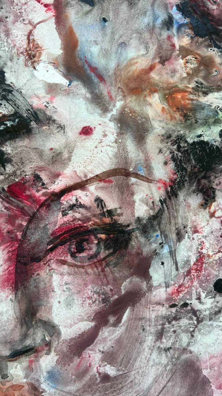Original Abstract Women Painting by Katerina Anchugova