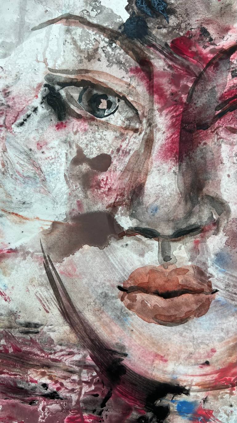 Original Abstract Women Painting by Katerina Anchugova