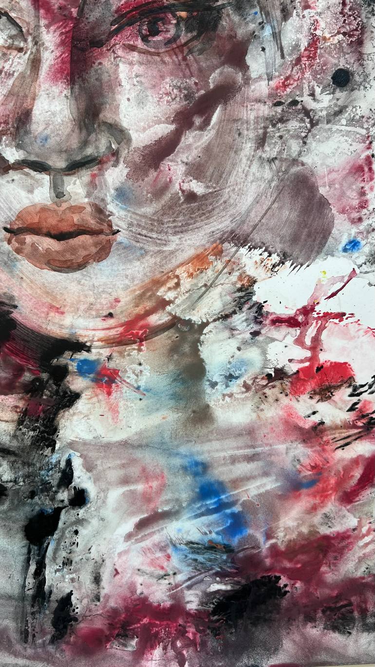 Original Abstract Women Painting by Katerina Anchugova