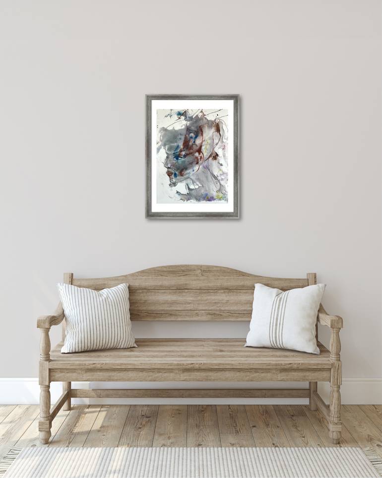 Original Abstract Women Painting by Katerina Anchugova