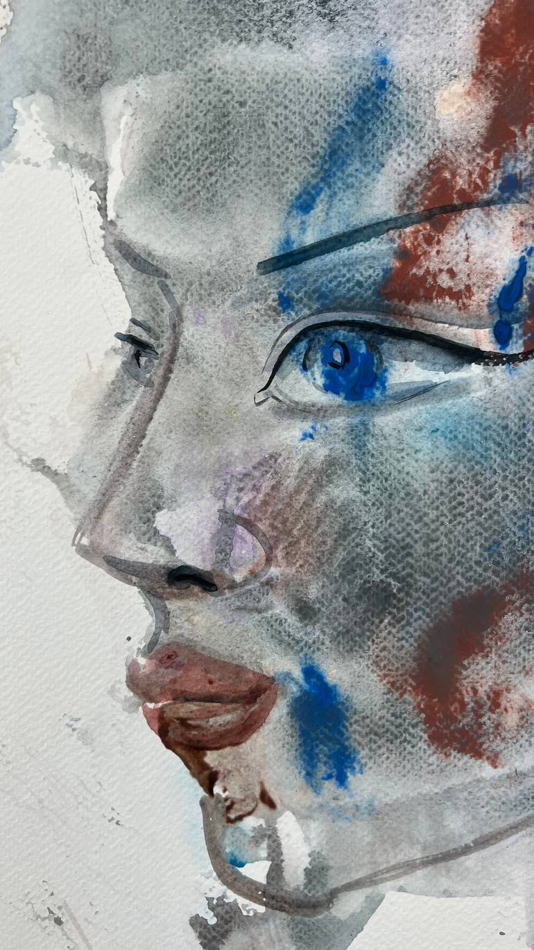 Original Abstract Women Painting by Katerina Anchugova