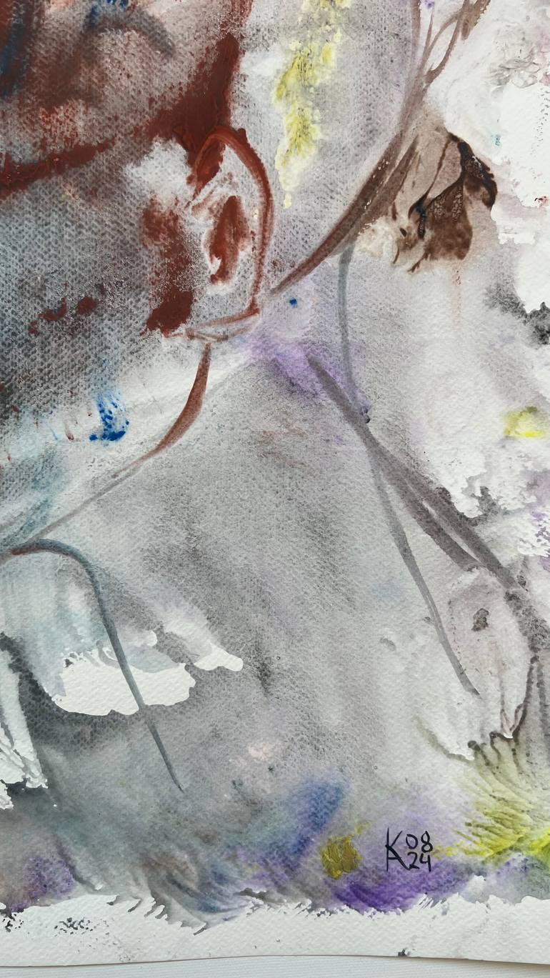 Original Abstract Women Painting by Katerina Anchugova