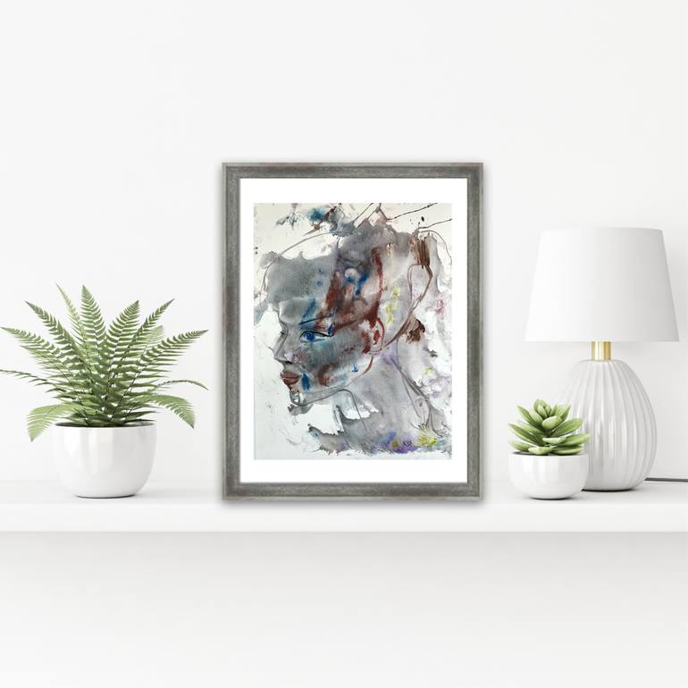 Original Abstract Women Painting by Katerina Anchugova
