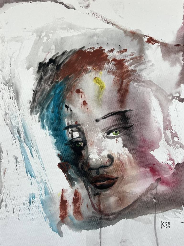 Print of Abstract Women Paintings by Katerina Anchugova
