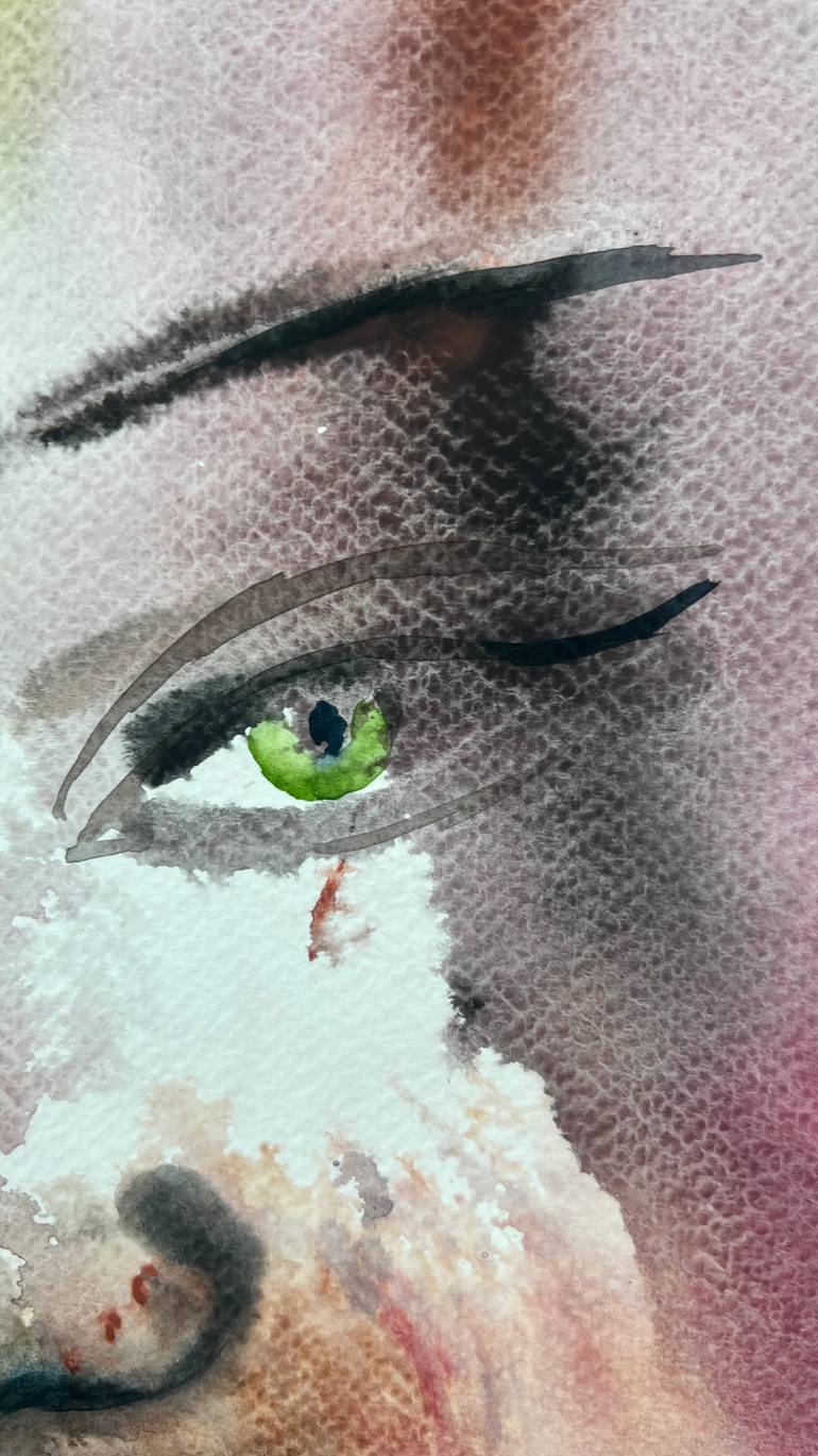 Original Abstract Women Painting by Katerina Anchugova