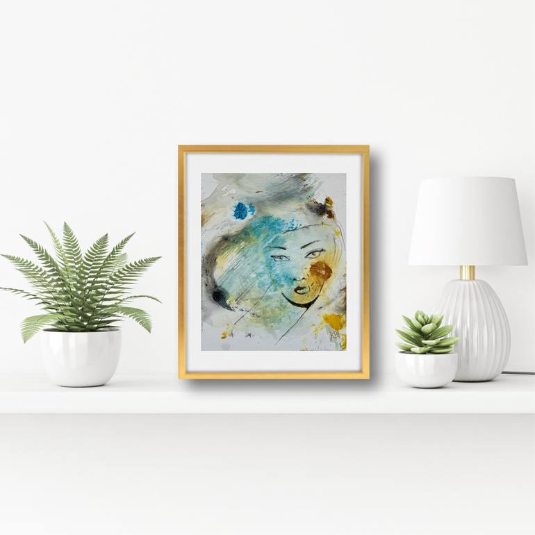 Original Abstract Women Painting by Katerina Anchugova