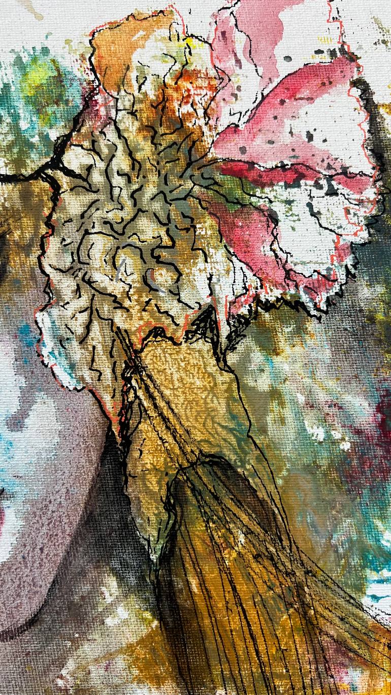 Original Abstract Women Painting by Katerina Anchugova