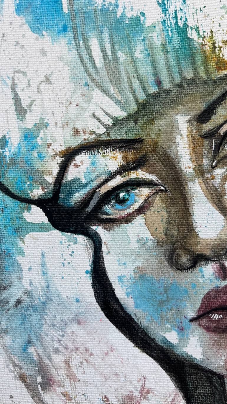 Original Abstract Women Painting by Katerina Anchugova